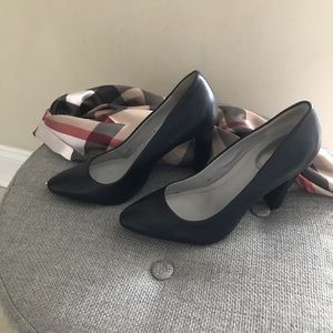 Calvin Klein Leather Pointed Toe Pump High heels